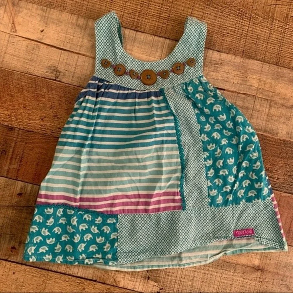 Naartjie girls blue tank top and skirt set - 3YRS